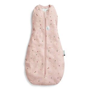 ergoPouch Baby Girl Organic Cocoon Swaddle Wrap Sack 1.0 TOG - Daisies 0-3m